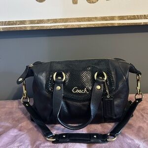 COPY - Coach Ashley Snakeskin Deltail